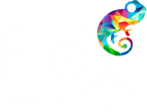 Logo gráfica Flex Personalização - Melhor gráfica para comunicação visual em Guarulhos