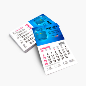 Ímã de Geladeira com Calendário